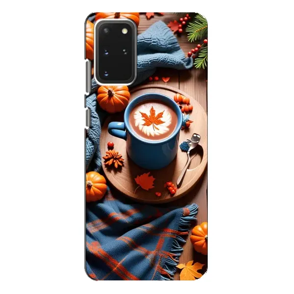 Чехол с принтом «Кофе и тыковки» для Samsung Galaxy S20 Plus Чехол с принтом «Кофе и тыковки» для Samsung Galaxy S20 Plus