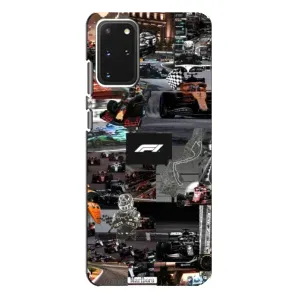 Чехол Формула1 на Samsung Galaxy S20 Plus (Гоночный коллаж Ф1)