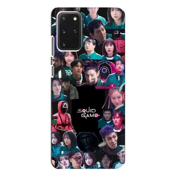 Чехол с принтом «Коллаж Игра кальмара» для Samsung Galaxy S20 Plus