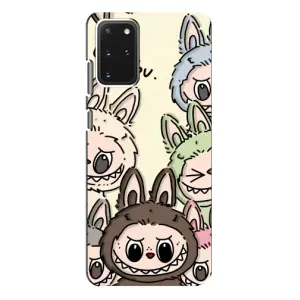 Чохол з Лабубу на Samsung Galaxy S20 Plus (Золота мавпа Bored Ape)