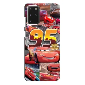 Силиконовый чехол Маквин для Samsung Galaxy S20 Plus (Коллаж Молния Маквин)