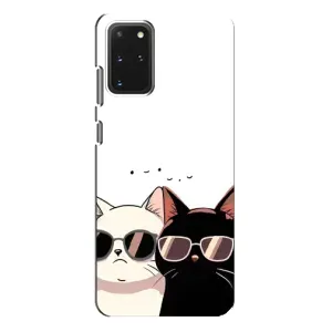 Чохол з малюнком кіт на Samsung Galaxy S20 Plus (Коти в окулярах)