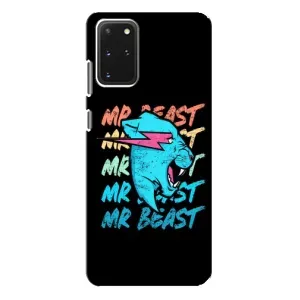 Чехлы Мистер Бист для Самсунг С20 Плюс (logo Mr beast)