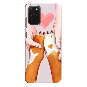 Чехлы с собаками для Samsung Galaxy S20 Plus (VPrint) (Любовь к собакам)
