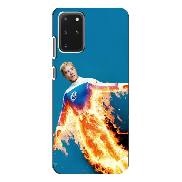 Чехол с принтом «Человек-факел в огне» для Samsung Galaxy S20 Plus Чехол с принтом «Человек-факел в огне» для Samsung Galaxy S20 Plus