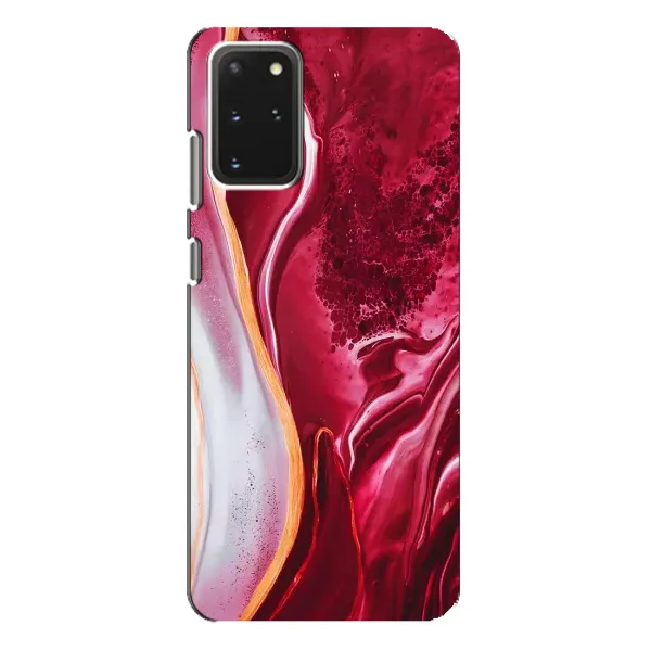 Чехол с принтом «Мрамор красный» для Samsung Galaxy S20 Plus