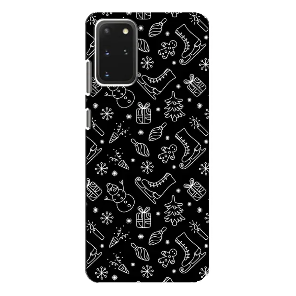 Чехол с принтом «Новогодний фон» для Samsung Galaxy S20 Plus