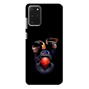 Чехол с Обезьянами Samsung Galaxy S20 Plus - (AlphaPrint) (Три обезьяны)