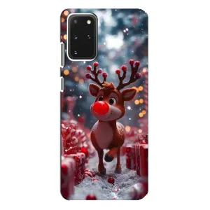 Яркий чехол для Samsung Galaxy S20 Plus с Зимними Оленятами (Олень среди подарков)