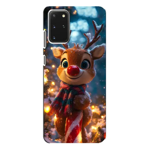 Чехол с принтом «Олень с шарфом» для Samsung Galaxy S20 Plus