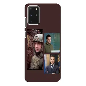 Чехол для Samsung Galaxy S20 Plus (AlphaPrint - с принтом Зеленского) (Президент)