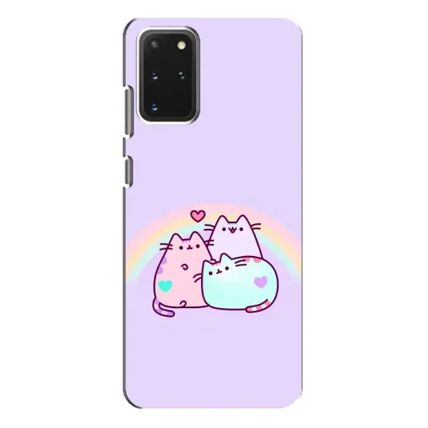 Чохол з принтом «Радужний котик» для Samsung Galaxy S20 Plus