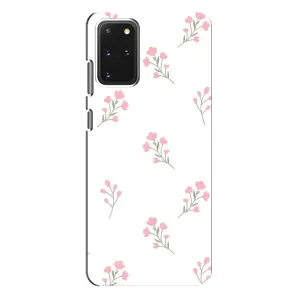 Чохол з розовим принтом для Samsung Galaxy S20 Plus (Рожеві квіти)