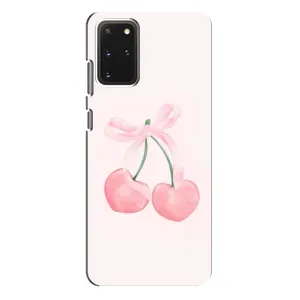 Чохол з розовим принтом для Samsung Galaxy S20 Plus (Рожеві вишні)