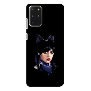 Чехлы Венсдей на Samsung Galaxy S20 Plus Уэнсдей (AlphaPrint) (серьезная Уэнздей)