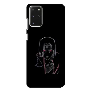 Чехлы на тему: Итачи Учиха для Samsung Galaxy S20 Plus (AlphaPrint) (силуэт Итачи)