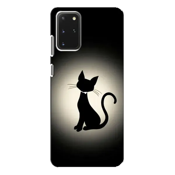 Чохол з принтом «Силует котика» для Samsung Galaxy S20 Plus