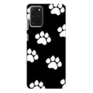 Чехлы с собаками для Samsung Galaxy S20 Plus (VPrint) (Следы собаки)
