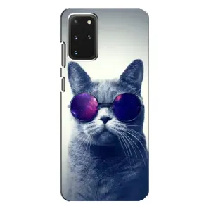 Чехол с принтом для Samsung Galaxy S20 Plus (AlphaPrint) Модные коты (Стильный кот)