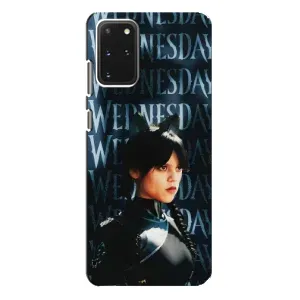 Чехлы Венсдей на Samsung Galaxy S20 Plus Уэнсдей (AlphaPrint) (Уэнздей кошка)