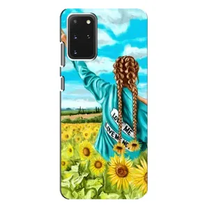 Чехол для Патриота Украины Samsung Galaxy S20 Plus - (AlphaPrint) (Украиночка)