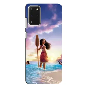 Чехол с мультфильмом Моана Samsung Galaxy S20 Plus (Моана с веслом)