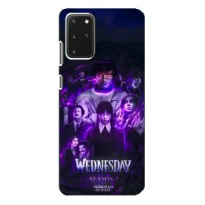 Чехол с дизайном Венздей 2 на Samsung Galaxy S20 Plus (Фиолетовая магия Уэнздей)