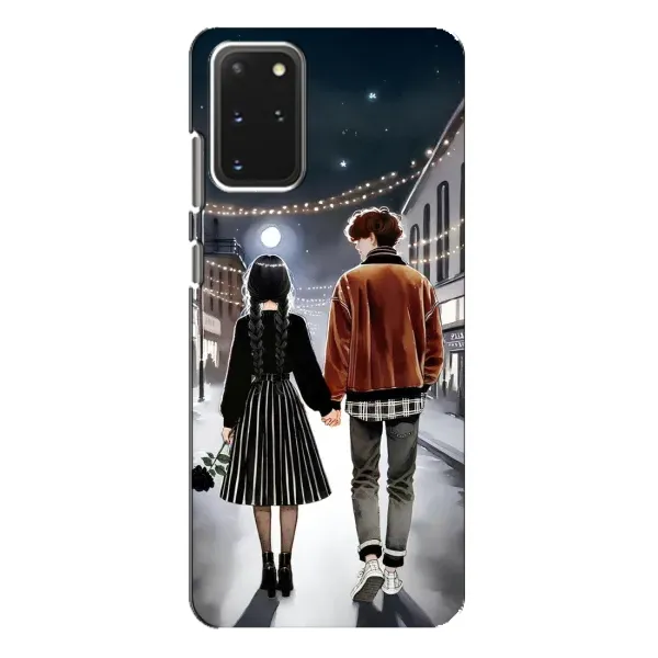 Чехол с принтом «Уэнздей и Тайлер» для Samsung Galaxy S20 Plus