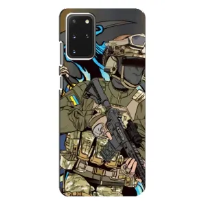 Чехлы с картинкой ЗСУ для Samsung Galaxy S20 Plus (AlphaPrint) (Воин ВСУ)