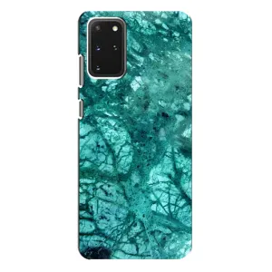 Мраморный чехол на Samsung Galaxy S20 Plus (VPrint) (Зеленый мрамор)