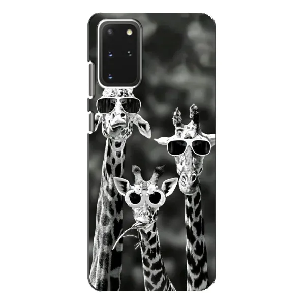 Чехол с принтом «Жирафы в очках» для Samsung Galaxy S20 Plus Чехол с принтом «Жирафы в очках» для Samsung Galaxy S20 Plus