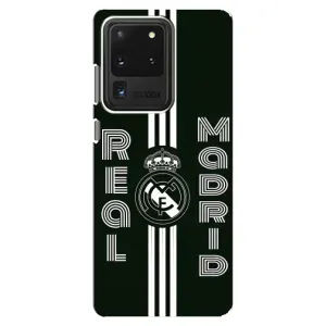 ФК Реал Мадрид чохли для Samsung Galaxy S20 Ultra (AlphaPrint) (чорно білий Реал)