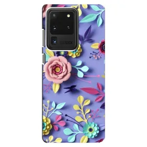 Чохли з квітами для Samsung Galaxy S20 Ultra (VPrint) (Дизайн квітів)
