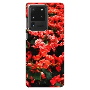 Чохли з квітами для Samsung Galaxy S20 Ultra (VPrint) (Квіти червоні)