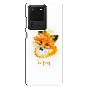 Чохли з картинкою Лисичка для Samsung Galaxy S20 Ultra (VPrint) (Дівчинка Лиса)