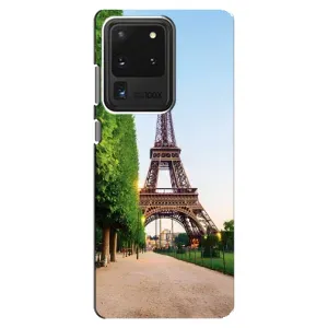 Чехол Эйфелева Башня для Samsung Galaxy S20 Ultra - (AlphaPrint) (Дорога в Париж)