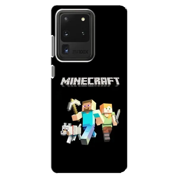 Чехол с принтом «герои Minecraft» для Samsung Galaxy S20 Ultra Чехол с принтом «герои Minecraft» для Samsung Galaxy S20 Ultra