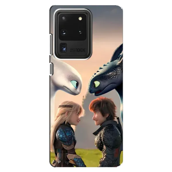 Чохол з принтом «Гикавка і Астрід» для Samsung Galaxy S20 Ultra Чохол з принтом «Гикавка і Астрід» для Samsung Galaxy S20 Ultra
