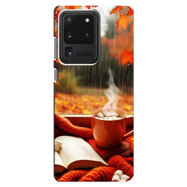 Чехол с принтом «Кофе и дождь» для Samsung Galaxy S20 Ultra