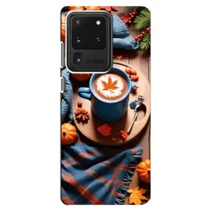 Чехол с принтом «Кофе и тыковки» для Samsung Galaxy S20 Ultra