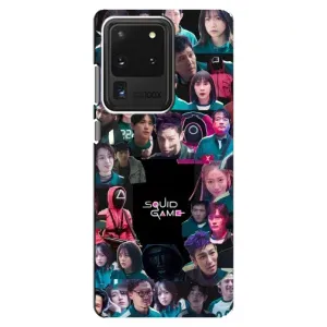 Чохол Гра в кальмара для Samsung Galaxy S20 Ultra (Колаж Гра кальмара)
