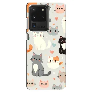 Чохол з малюнком кіт на Samsung Galaxy S20 Ultra (Колаж котів)