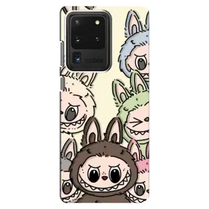 Чохол з Лабубу на Samsung Galaxy S20 Ultra (Золота мавпа Bored Ape)