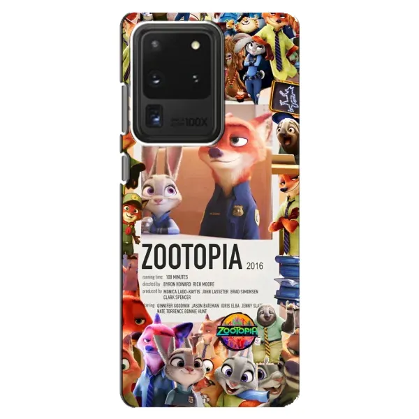 Чохол з принтом «Постер Зоотрополіс» для Samsung Galaxy S20 Ultra Чохол з принтом «Постер Зоотрополіс» для Samsung Galaxy S20 Ultra