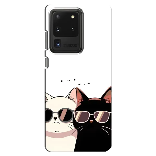 Чохол з принтом «Коти в окулярах» для Samsung Galaxy S20 Ultra