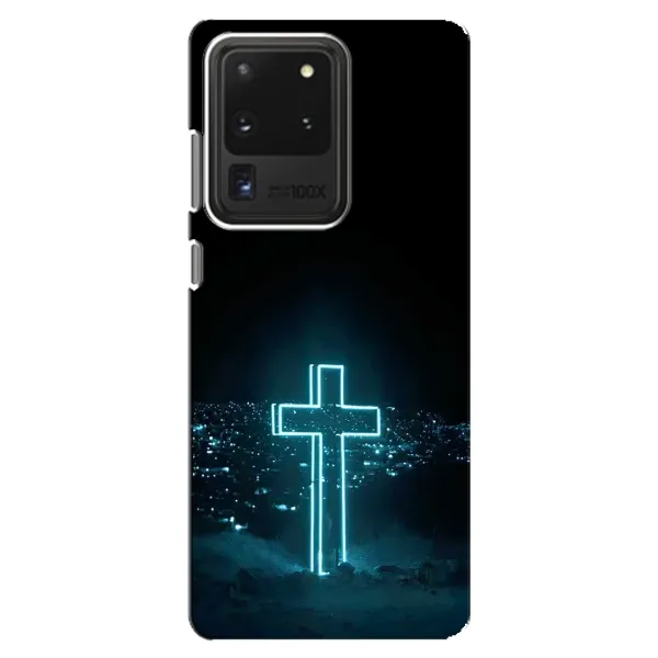 Чехол с принтом «Крест и город» для Samsung Galaxy S20 Ultra Чехол с принтом «Крест и город» для Samsung Galaxy S20 Ultra