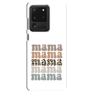Чохол з принтом «Текстовий колаж мама» для Samsung Galaxy S20 Ultra