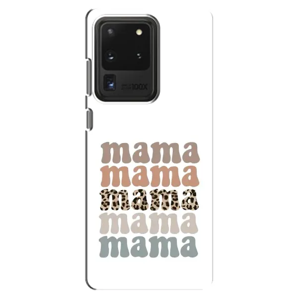 Чохол з принтом «Текстовий колаж мама» для Samsung Galaxy S20 Ultra