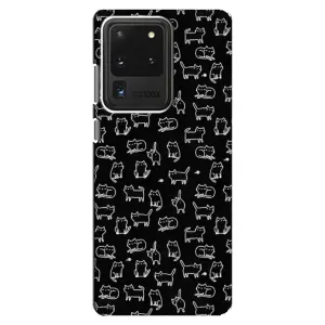 Чохол з принтом для Samsung Galaxy S20 Ultra (AlphaPrint) Модні коти (Маленькі котики)