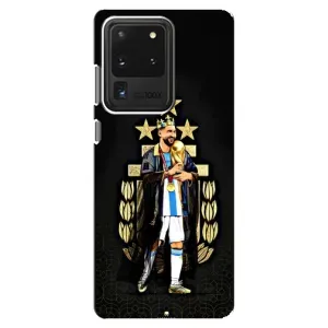 Чохли для Samsung Galaxy S20 Ultra (Leo чемпіон) (AlphaPrint) (Мессі Король)